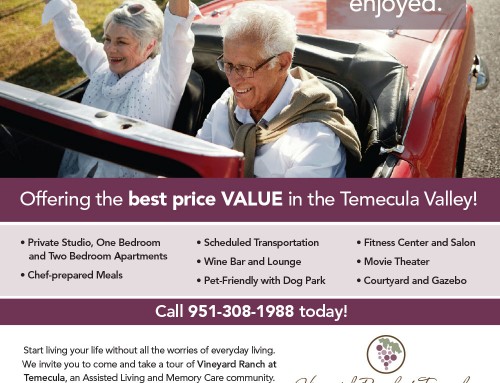 Best Senior Living Price Value in Temecula Valley